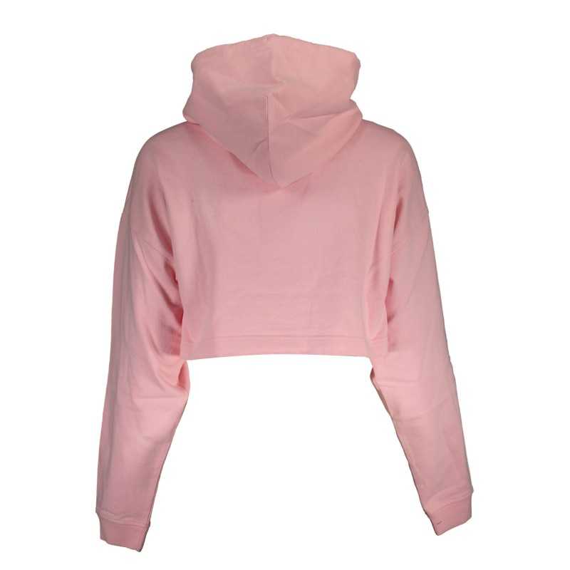 TOMMY HILFIGER PINK WOMEN'S SWEATSHIRT WITHOUT ZIP