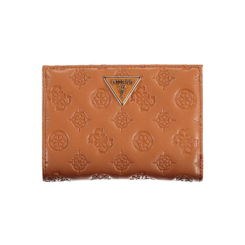 GUESS JEANS WALLET WOMAN BROWN