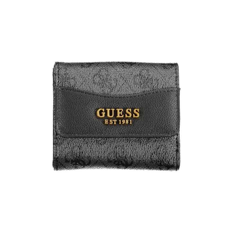 GUESS JEANS WOMEN'S WALLET BLACK