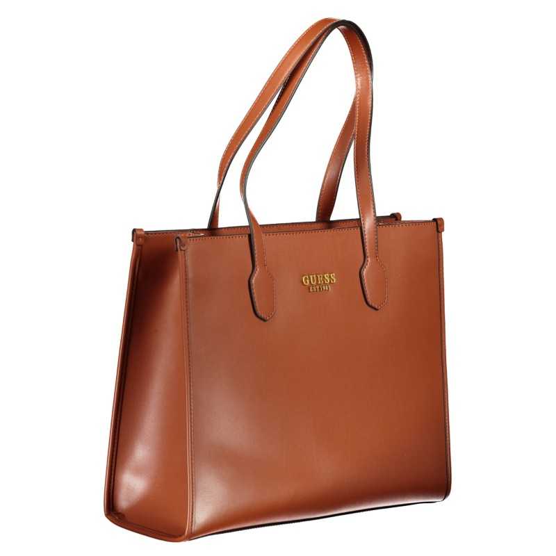 GUESS JEANS WOMEN'S BAG BROWN