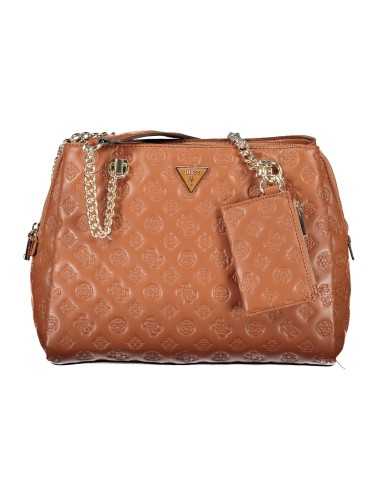 GUESS JEANS WOMEN'S BAG BROWN