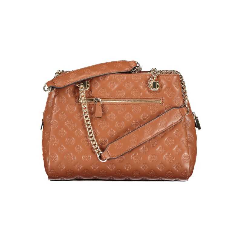 GUESS JEANS WOMEN'S BAG BROWN