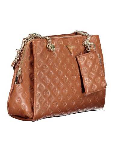 GUESS JEANS WOMEN'S BAG BROWN