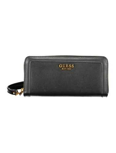 GUESS JEANS WOMEN'S WALLET BLACK