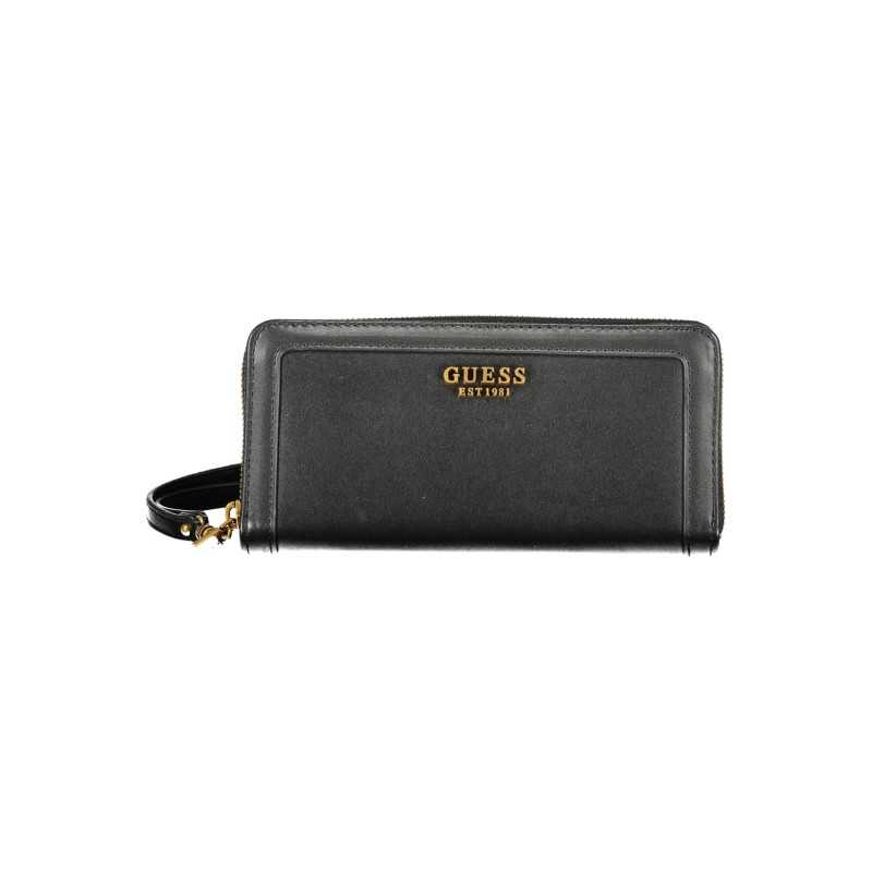 GUESS JEANS WOMEN'S WALLET BLACK