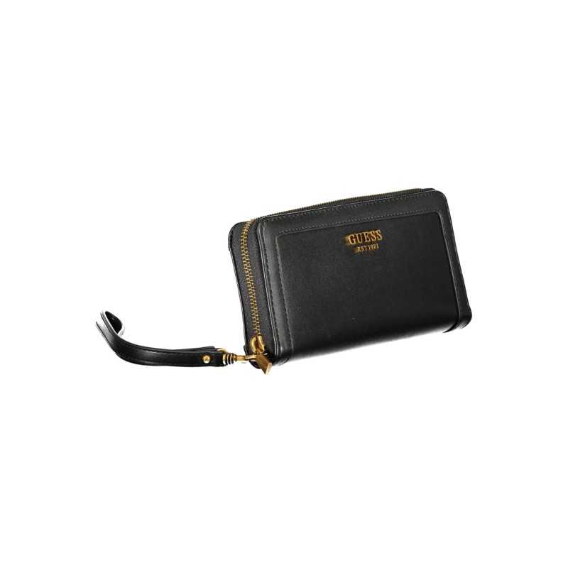 GUESS JEANS WOMEN'S WALLET BLACK