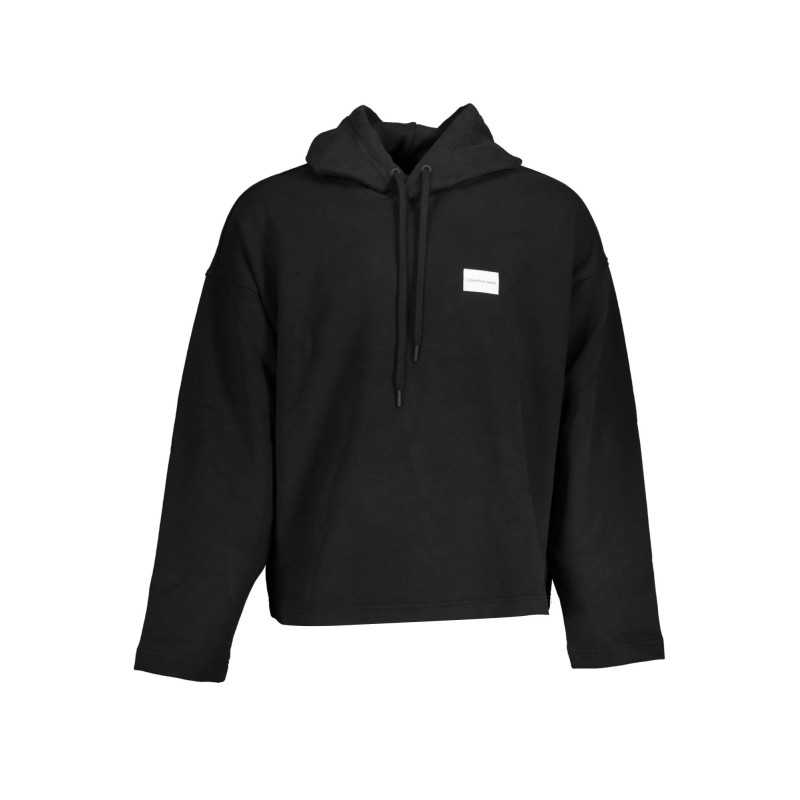 CALVIN KLEIN FELPA SENZA ZIP UOMO NERO