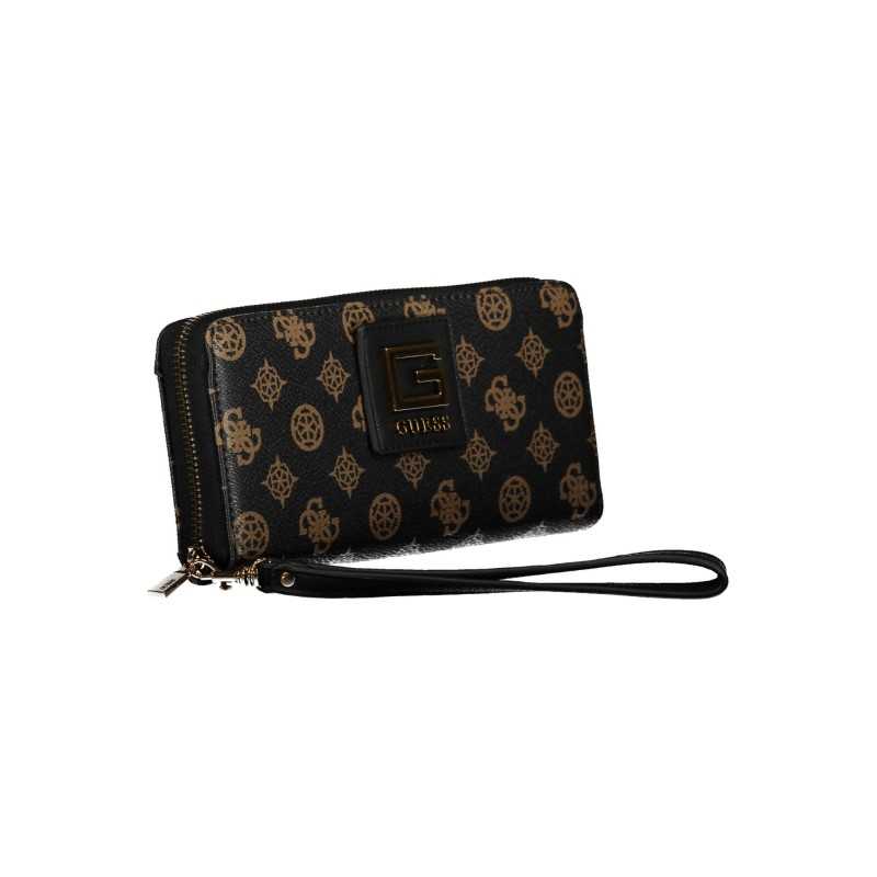 GUESS JEANS WOMEN'S WALLET BROWN