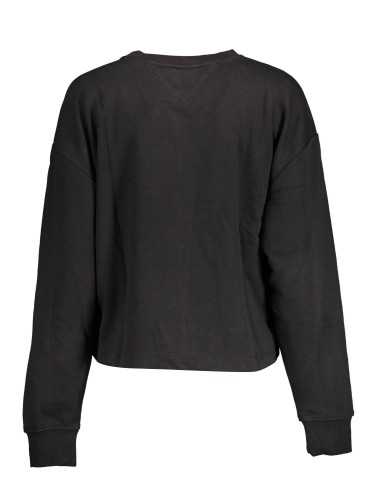 TOMMY HILFIGER SWEATSHIRT WITHOUT ZIP WOMEN BLACK