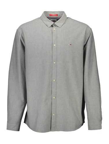 TOMMY HILFIGER MEN'S LONG SLEEVE SHIRT GRAY