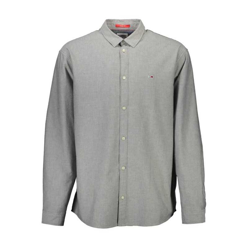 TOMMY HILFIGER CAMICIA MANICHE LUNGHE UOMO GRIGIO