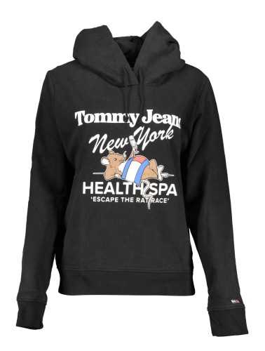 TOMMY HILFIGER FELPA SENZA ZIP DONNA NERO