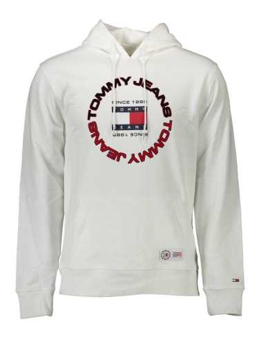 TOMMY HILFIGER FELPA SENZA ZIP UOMO BIANCO