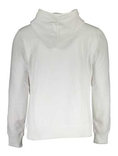 CALVIN KLEIN WHITE MEN'S SWEATSHIRT WITHOUT ZIP