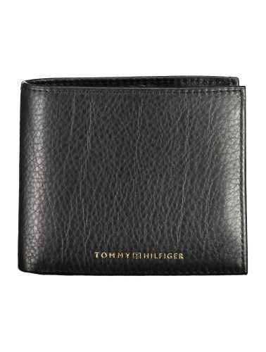 TOMMY HILFIGER BLACK MAN WALLET