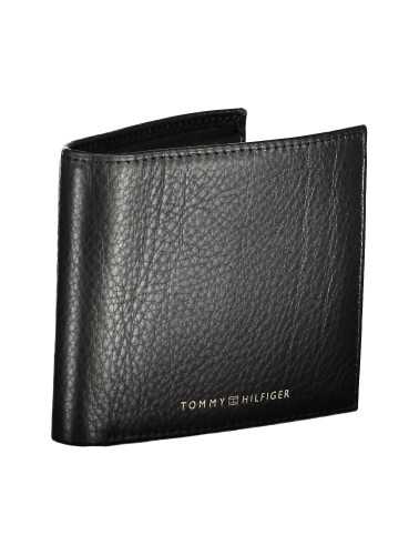 TOMMY HILFIGER BLACK MAN WALLET