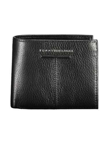 TOMMY HILFIGER BLACK MAN WALLET