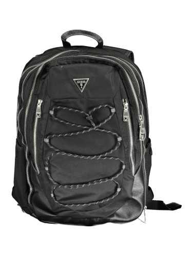 GUESS JEANS BLACK MAN BACKPACK