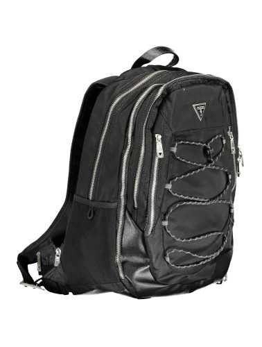 GUESS JEANS BLACK MAN BACKPACK