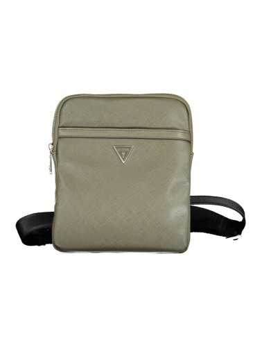 GUESS JEANS MAN GREEN SHOULDER BAG