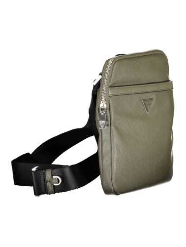 GUESS JEANS MAN GREEN SHOULDER BAG