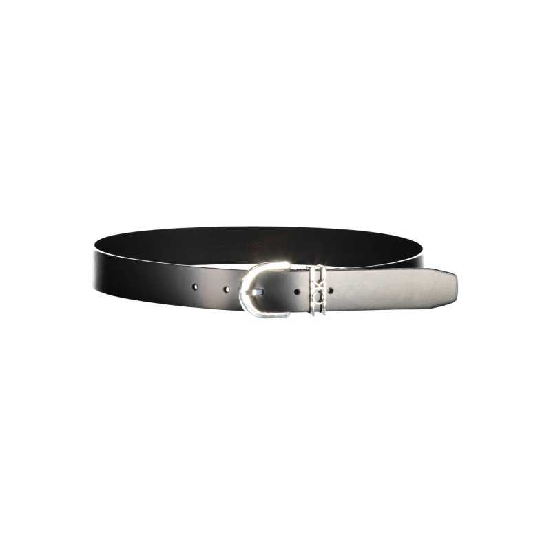 CALVIN KLEIN WOMEN'S LEATHER BELT BLACK