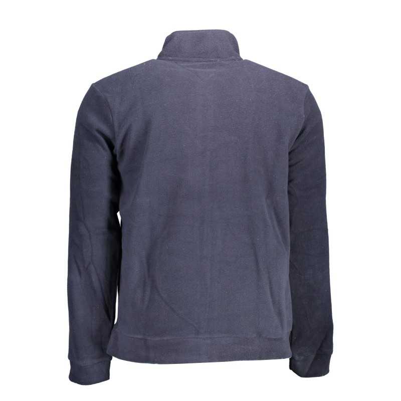 GIAN MARCO VENTURI MEN'S BLUE ZIPPED SWEATSHIRT