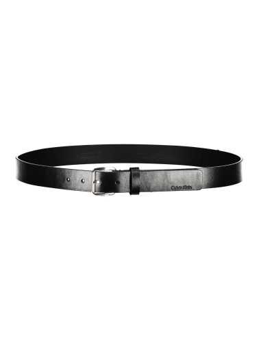 CALVIN KLEIN BLACK MAN LEATHER BELT