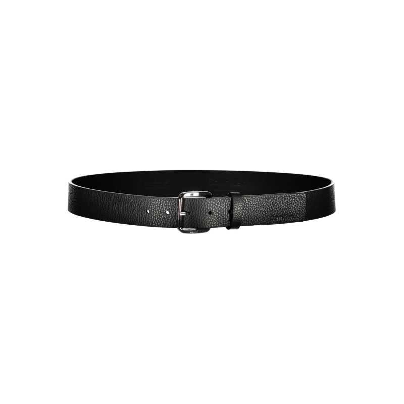 CALVIN KLEIN BLACK MAN LEATHER BELT