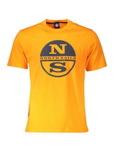 NORTH SAILS ORANGE MAN SHORT SLEEVE T-SHIRT