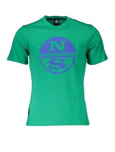 NORTH SAILS T-SHIRT MANICHE CORTE UOMO VERDE