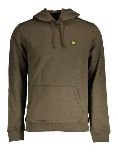 LYLE & SCOTT MAN GREEN SWEATSHIRT WITHOUT ZIP