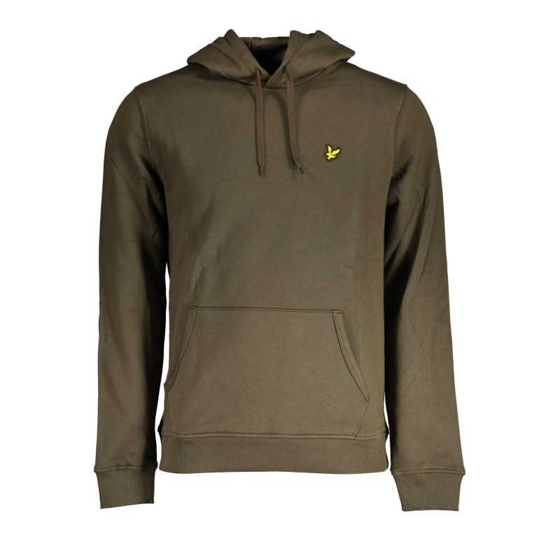 LYLE & SCOTT MAN GREEN SWEATSHIRT WITHOUT ZIP