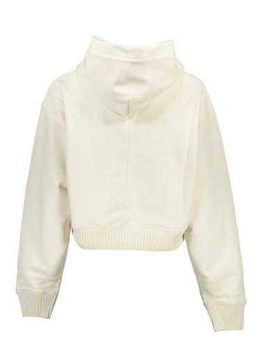 CALVIN KLEIN WOMEN'S SWEATSHIRT WITHOUT ZIP WHITE