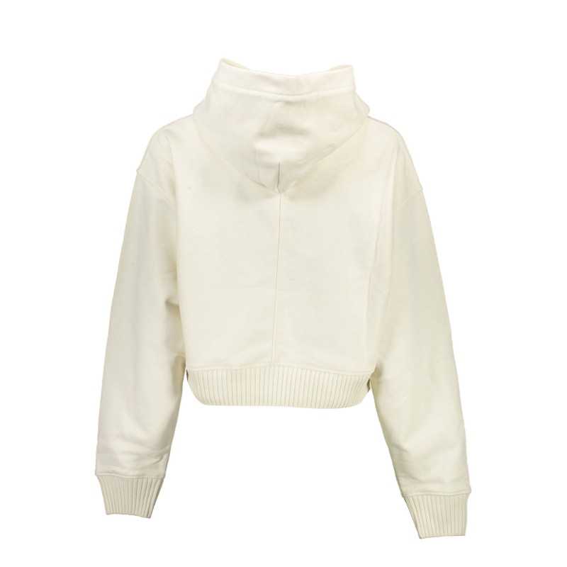 CALVIN KLEIN WOMEN'S SWEATSHIRT WITHOUT ZIP WHITE