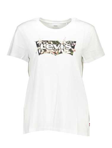 LEVI'S T-SHIRT MANICHE CORTE DONNA BIANCO