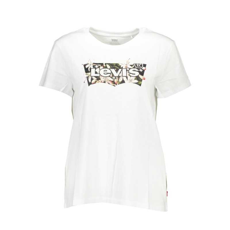 LEVI'S T-SHIRT MANICHE CORTE DONNA BIANCO