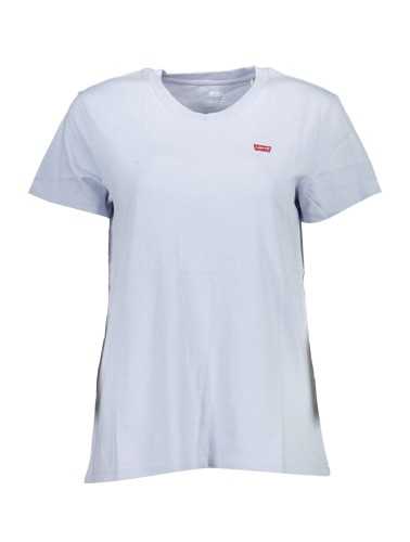 LEVI'S T-SHIRT MANICHE CORTE DONNA AZZURRO