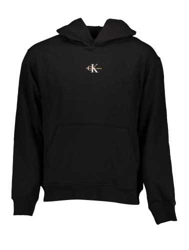 CALVIN KLEIN SWEATSHIRT WITHOUT ZIP BLACK MAN