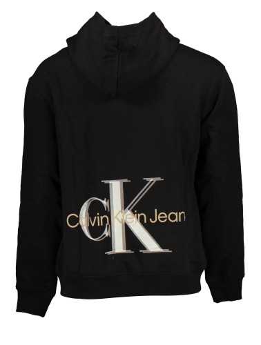 CALVIN KLEIN SWEATSHIRT WITHOUT ZIP BLACK MAN