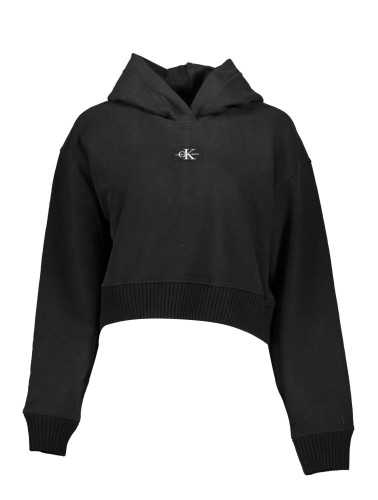 CALVIN KLEIN SWEATSHIRT WITHOUT ZIP WOMAN BLACK