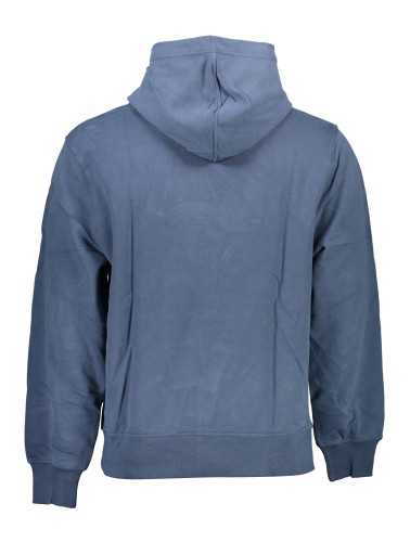 CALVIN KLEIN BLUE MEN'S SWEATSHIRT WITHOUT ZIP