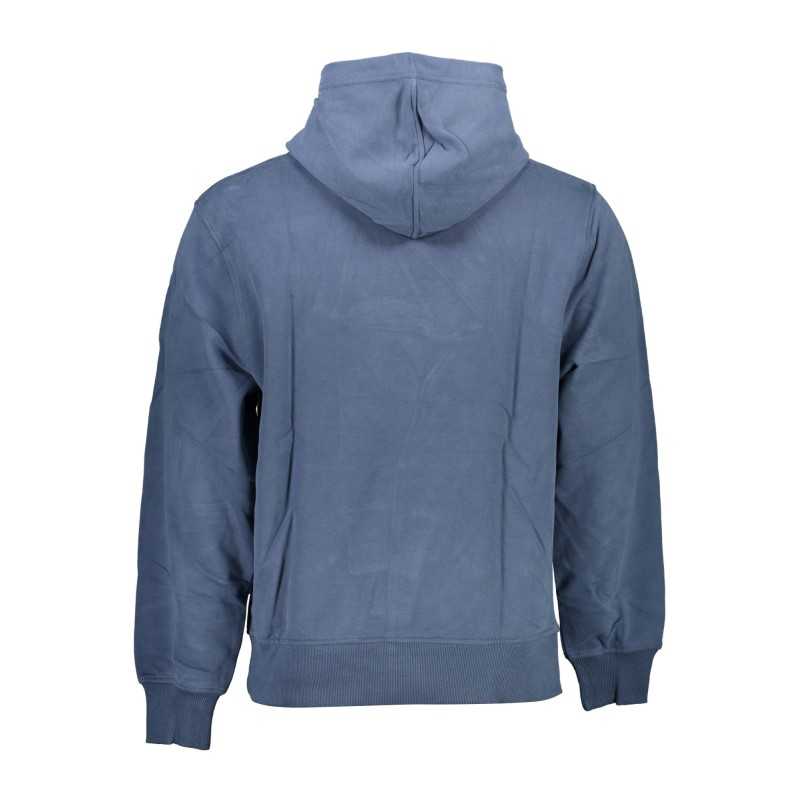 CALVIN KLEIN BLUE MEN'S SWEATSHIRT WITHOUT ZIP