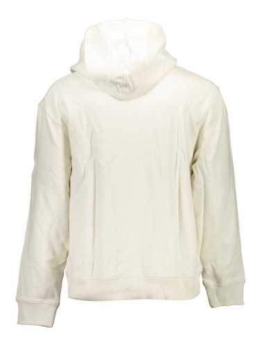 CALVIN KLEIN WHITE MEN'S SWEATSHIRT WITHOUT ZIP