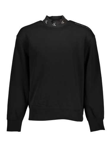 CALVIN KLEIN SWEATSHIRT WITHOUT ZIP BLACK MAN