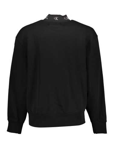 CALVIN KLEIN SWEATSHIRT WITHOUT ZIP BLACK MAN