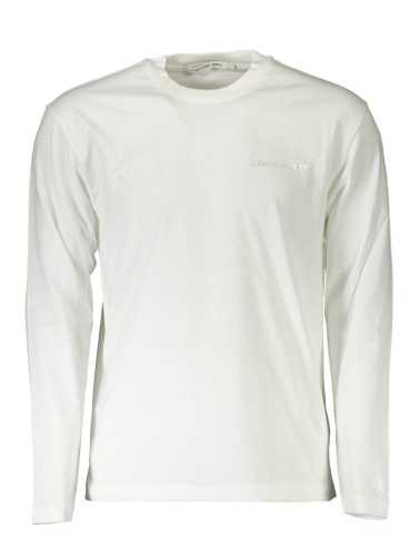 CALVIN KLEIN WHITE MEN'S LONG SLEEVED T-SHIRT