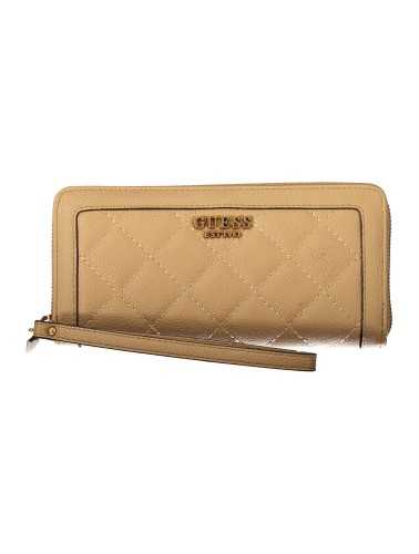 GUESS JEANS WOMEN'S WALLET BEIGE