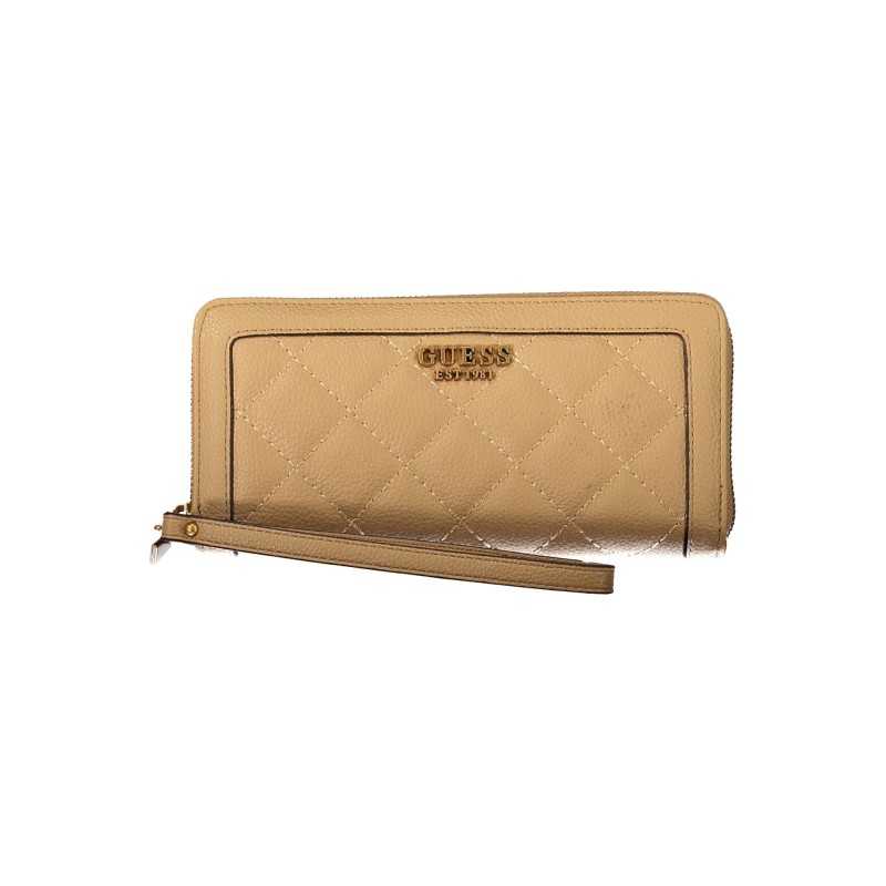 GUESS JEANS WOMEN'S WALLET BEIGE