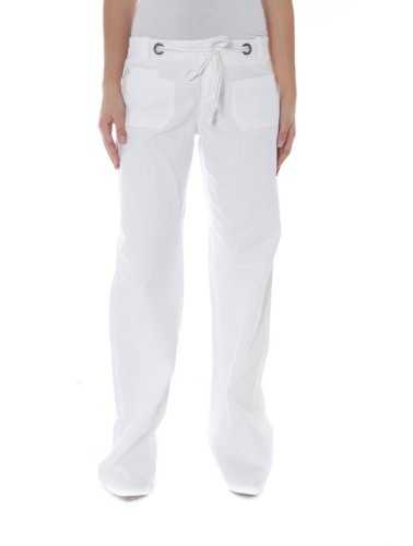 PHARD WHITE WOMEN'S TROUSERS